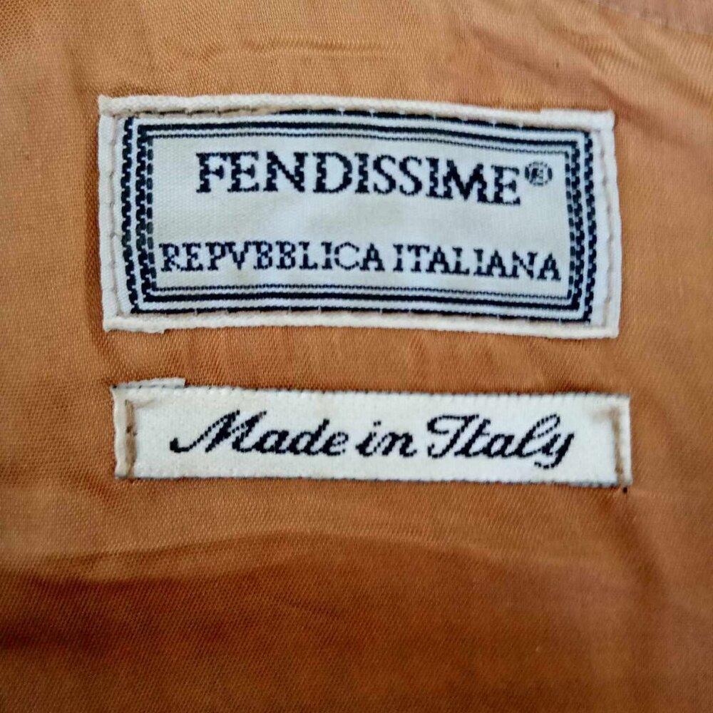 Fendissime by FENDI Plaid Mod Mini DRESS Dropped Waist MADE in ITALY Size 40 EUC - Picture 3 of 7